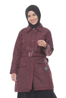 Hijacket Agnezia Maroon