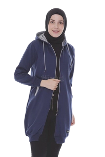 Hijacket Basic Navy X Grey - HJ1