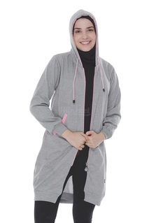 Hijacket Basic Grey X Baby Pink - HJ12