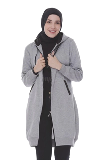 Hijacket Basic Grey X Black - HJ13