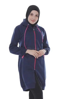 Hijacket Basic Navy X Pink - HJ20
