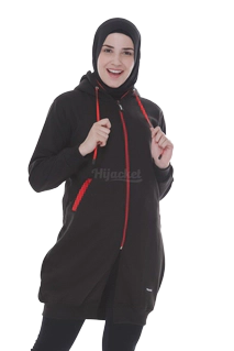 Hijacket Basic Black X Red - HJ21