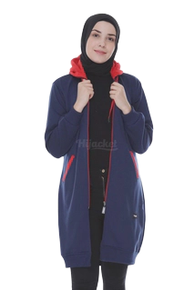 Hijacket Basic Navy X Red - HJ3